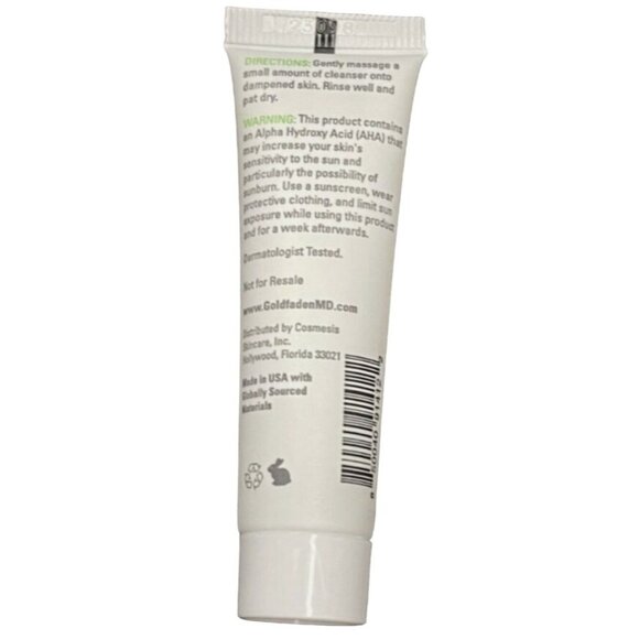 Goldfaden MD Detox Clarifying Facial Wash AHA Nutrient Rich Treatment 0.5oz 15mL - Picture 2 of 2
